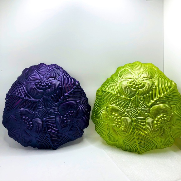 Set of iridescent “Akam” plates - Picture 5 of 8